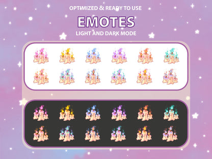 Melting Candles Emote & Channel Points Icon [Digital Product]