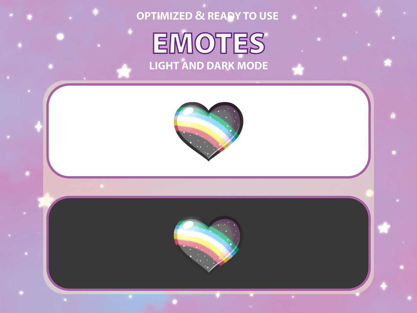 Disability Pride Flag Heart Emote & Channel Points Icon [Digital Product]