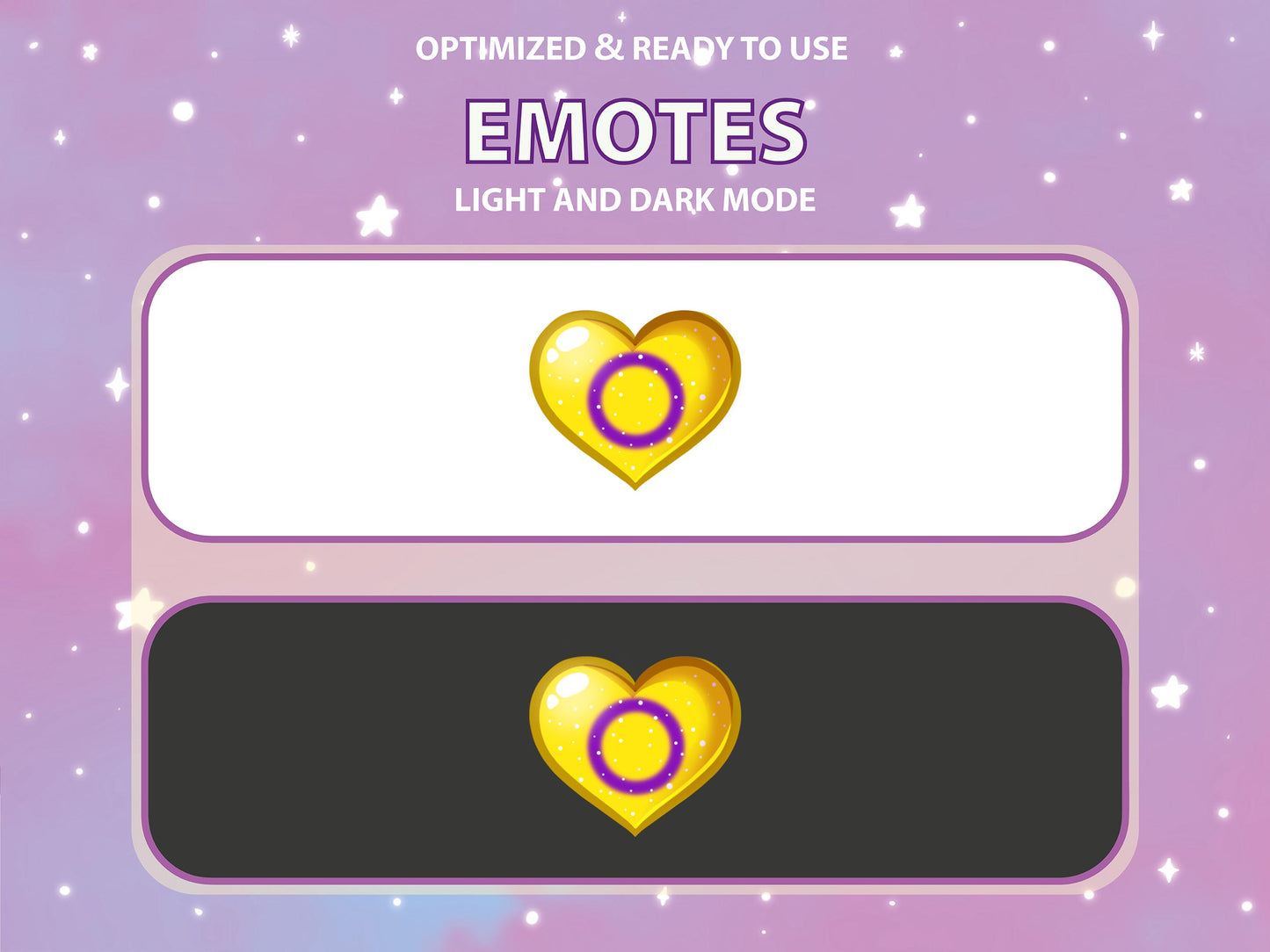 Intersex Pride Flag Heart Emote & Channel Points Icon [Digital Product]