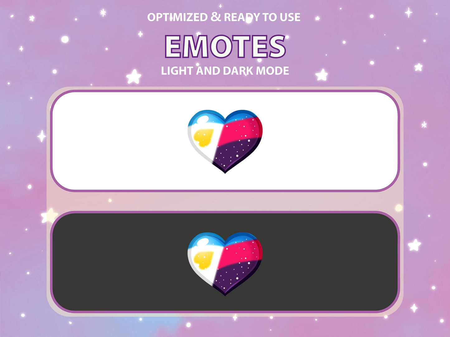 Polyamory Pride Flag Heart Emote & Channel Points Icon [Digital Product]