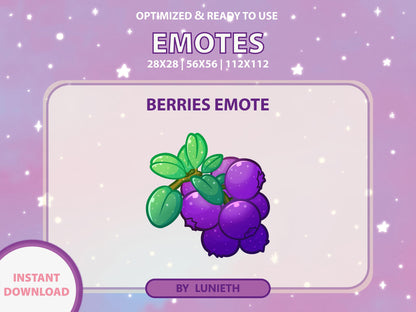 Berry Emote & Channel Points Icon [Digital Product]