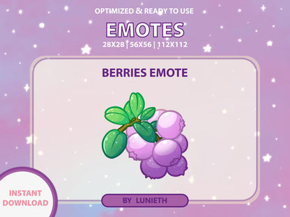 Berry Emote & Channel Points Icon [Digital Product]