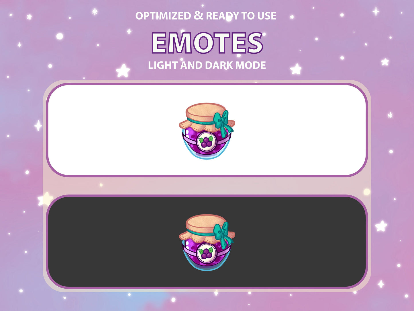 Berry Jam Emote & Channel Points Icon [Digital Product]