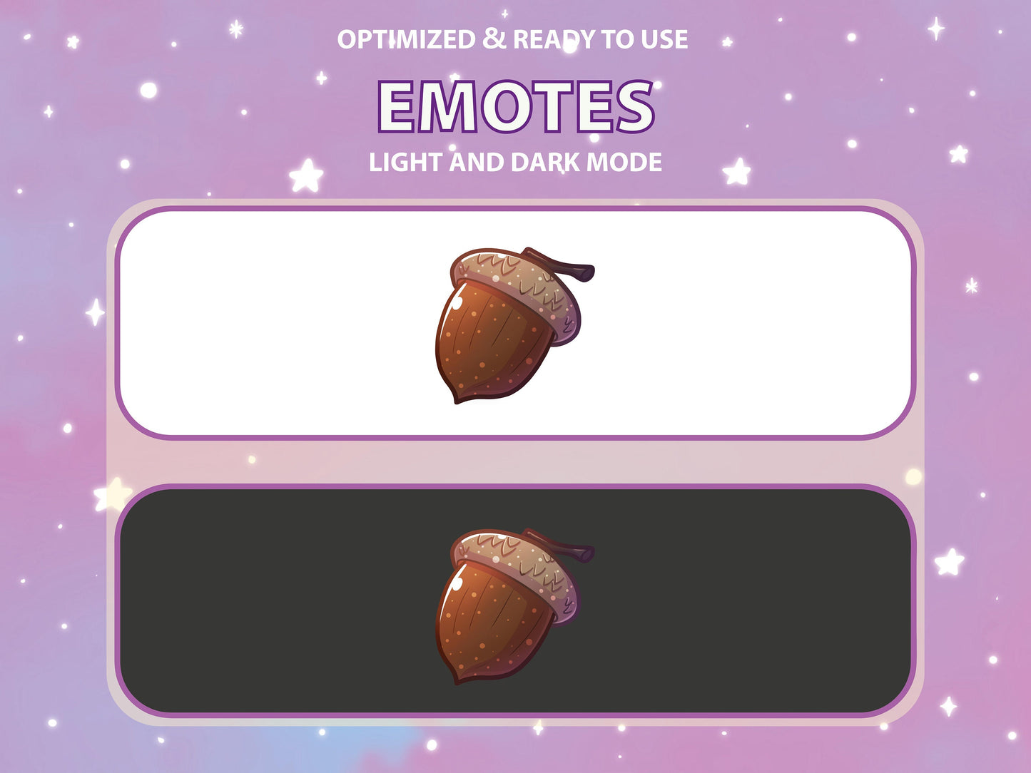 Acorn Emote & Channel Points Icon [Digital Product]