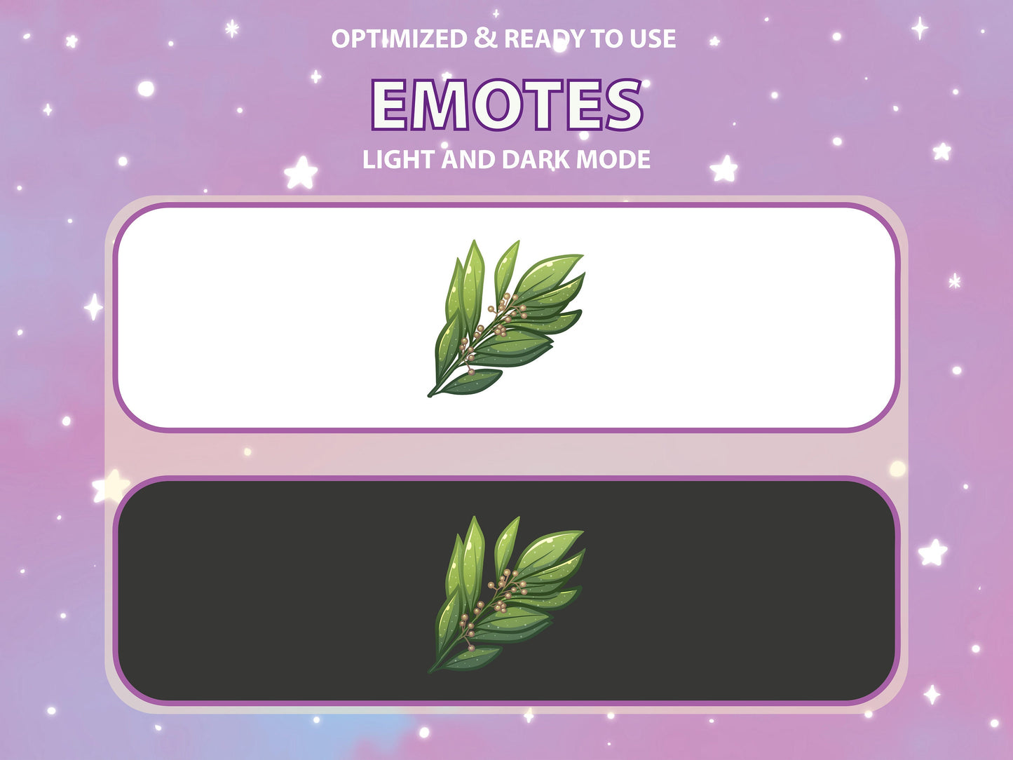 Bay Leaf Emote & Channel Points Icon [Digital Product]