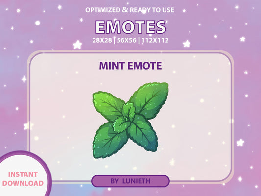 Mint Emote & Channel Points Icon [Digital Product]